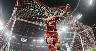 CL PHOTOS: Gomez scores four as Bayern humble Basel