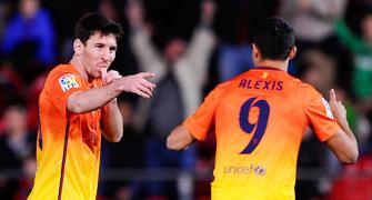 PHOTOS: Messi fires Barca, Suarez to Liverpool's rescue