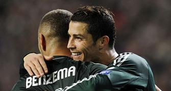 CL PIX: Real Madrid crush Ajax; Arsenal labour to win