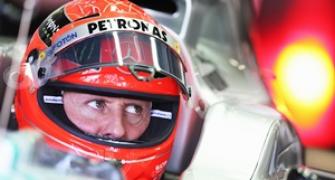 Schumacher crashes in Japanese GP practice