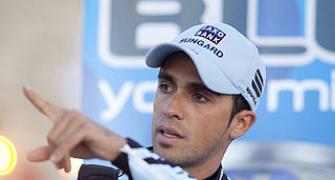 Contador says focus on future after Armstrong gate
