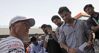 India GP, Day 1: Schumi astonished at fan following