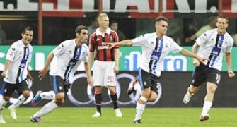 Milan booed off after shock home defeat by Atalanta