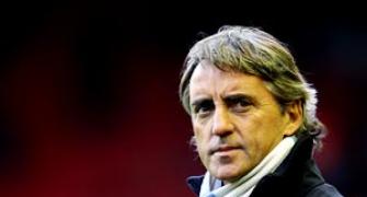 Mancini slams rival managers for touchline behaviour