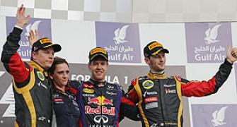 Red Bull put woman on podium in F1 first