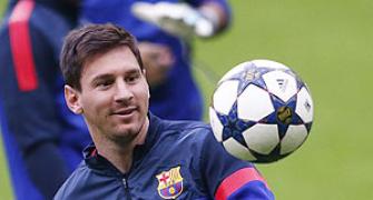 Barca can't ascertain Messi's availability for Bayern tie