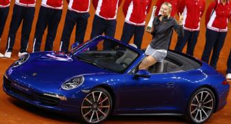 High five for Sharapova: The Russian's successful returns