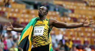 PHOTOS: Bolt blasts and Rollins rolls in Moscow