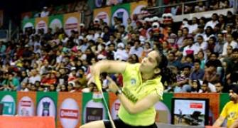 IBL: Saina leads Hyderabad to easy victory over Pune