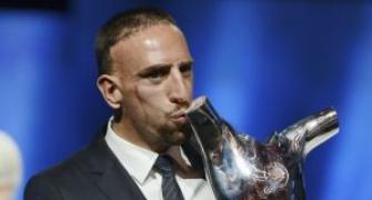 Bayern's Ribery wins UEFA best player award