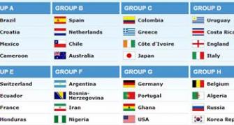 FIFA 2014 World Cup: Spain, Netherlands drawn together