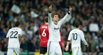 PHOTOS: Real, Man United all square as Ronaldo steps up