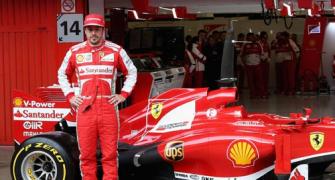 Alonso happy with new Ferrari on track return