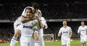 Photos: Ronaldo batters Barca to put Real into Cup final