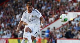 Ronaldo scores two as Real hit Bournemouth for six