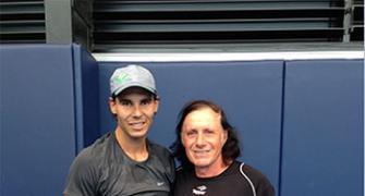 First Look: Former great Vilas meets Nadal!