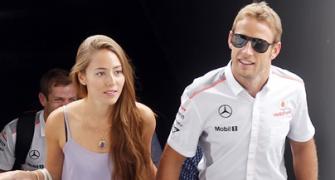 F1 champ Button splits up with wife Jessica