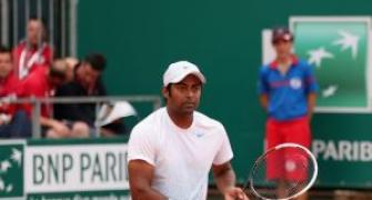 Paes, Jelena in mixed doubles 2nd round of French Open