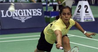 Saina knocked out of Indonesia Super Series