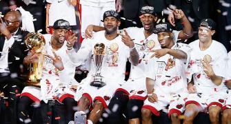 Lebron James leads Heat to consecutive NBA championship