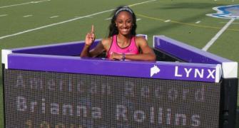 Rollins equals fourth-fastest hurdles time