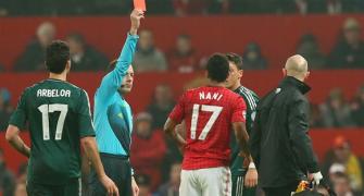 Talking Point of United vs Real tie: Nani red card