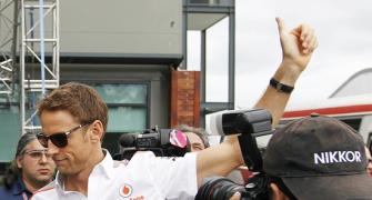 PIX: Button hits back at Hamilton's McLaren jibes