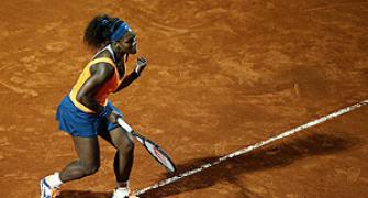 Rome: Serena slays Robson; Djokovic, Federer cruise