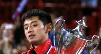Zhang Jike does the 'trick' at World TT