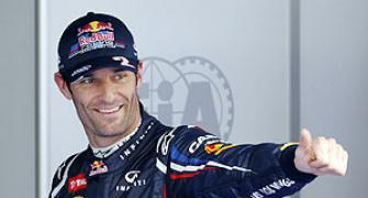 Webber keeps Vettel off Abu Dhabi pole