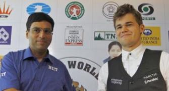 Anand-Carlsen start with a draw at World Chess Championship