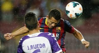 La Liga: Sanchez double lifts Barca as Ronaldo fires Real