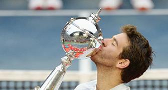 Del Potro wins Japan Open title