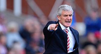 Stoke manager Hughes to not contest FA charge