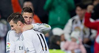 Ronaldo tricks, Bale scores first as Real Madrid crush Sevilla