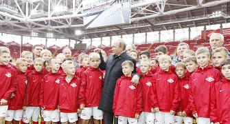 Putin opens 2018 World Cup Stadium in Moscow