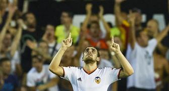 La Liga: Valencia romp to 3-0 win over 10-man Malaga