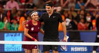 When Sania was touched by Federer's gestures