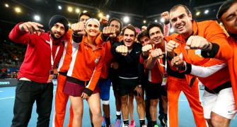 PHOTOS: Federer, Djokovic hog limelight in IPTL's Delhi leg