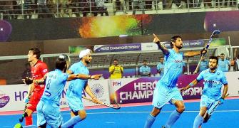 India down Belgium to enter Champions Trophy hockey semis