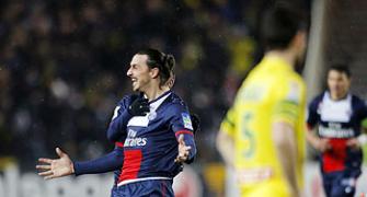 Ibrahimovic brace takes PSG into fifth League Cup final