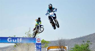 PHOTOS: TVS Racing riders steal limelight at Gulf Supercross