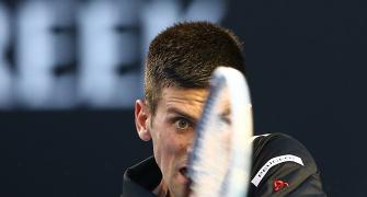 Australian Open: Rusty Djokovic eases into second round