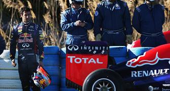 Another bad day for Red Bull as Ricciardo's car breaks down