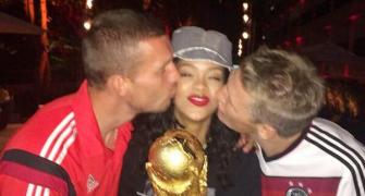 Germany's Podolski goes on selfie spree after World Cup win