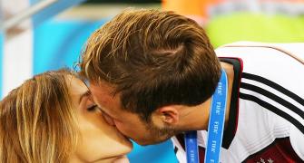 PHOTOS: How Germany WAGs congratulated their men...