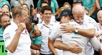 PHOTOS: Of Rosberg's first home win and Massa's mishap