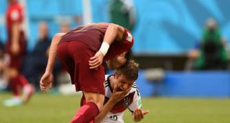 PHOTOS: Mueller hat-trick as Germany hit Portugal for four