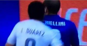 Luis Suarez provides the 'bite' at the World Cup!