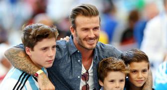 Beckham's eldest son Brooklyn signs short-term deal with Arsenal